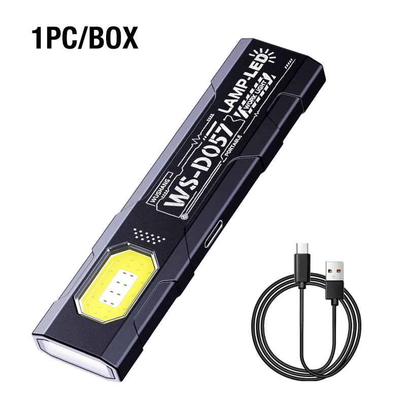 Mini Rechargeable Work Light with Magnet and Clip
