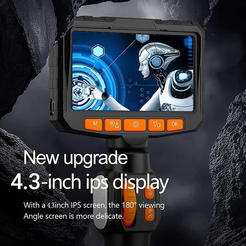Articulating Inspection Camera with LCD Screen