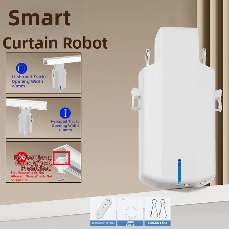 Rechargeable Curtain-Opening Motor