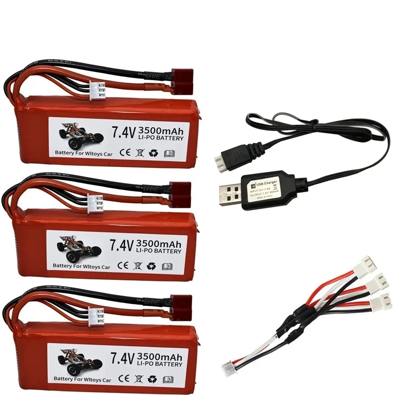 7.4 V RC Battery and Charger Accessories - Options
