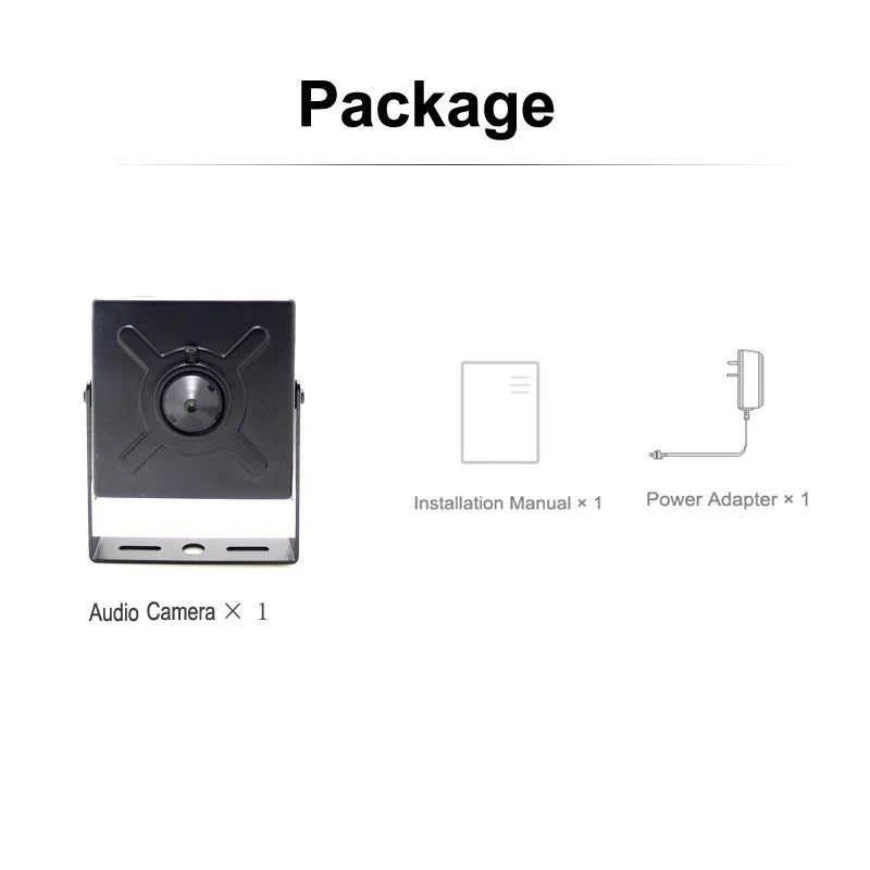 Mini WiFi Security Camera 5MP HD with Motion Detection Audio