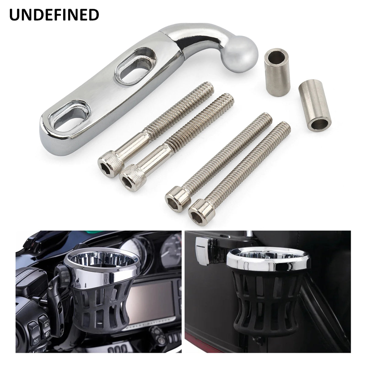 Motorcycle Perch-Mount Cup Holder, Style Options