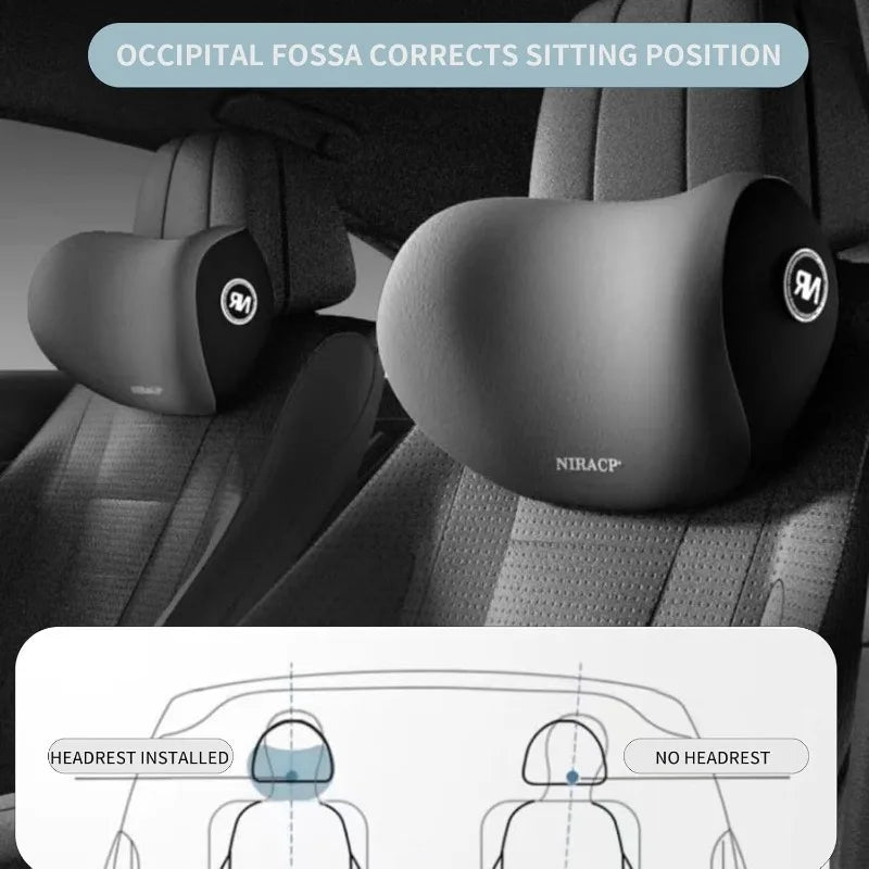 Options de coussin pour appuie-tête et soutien lombaire de voiture