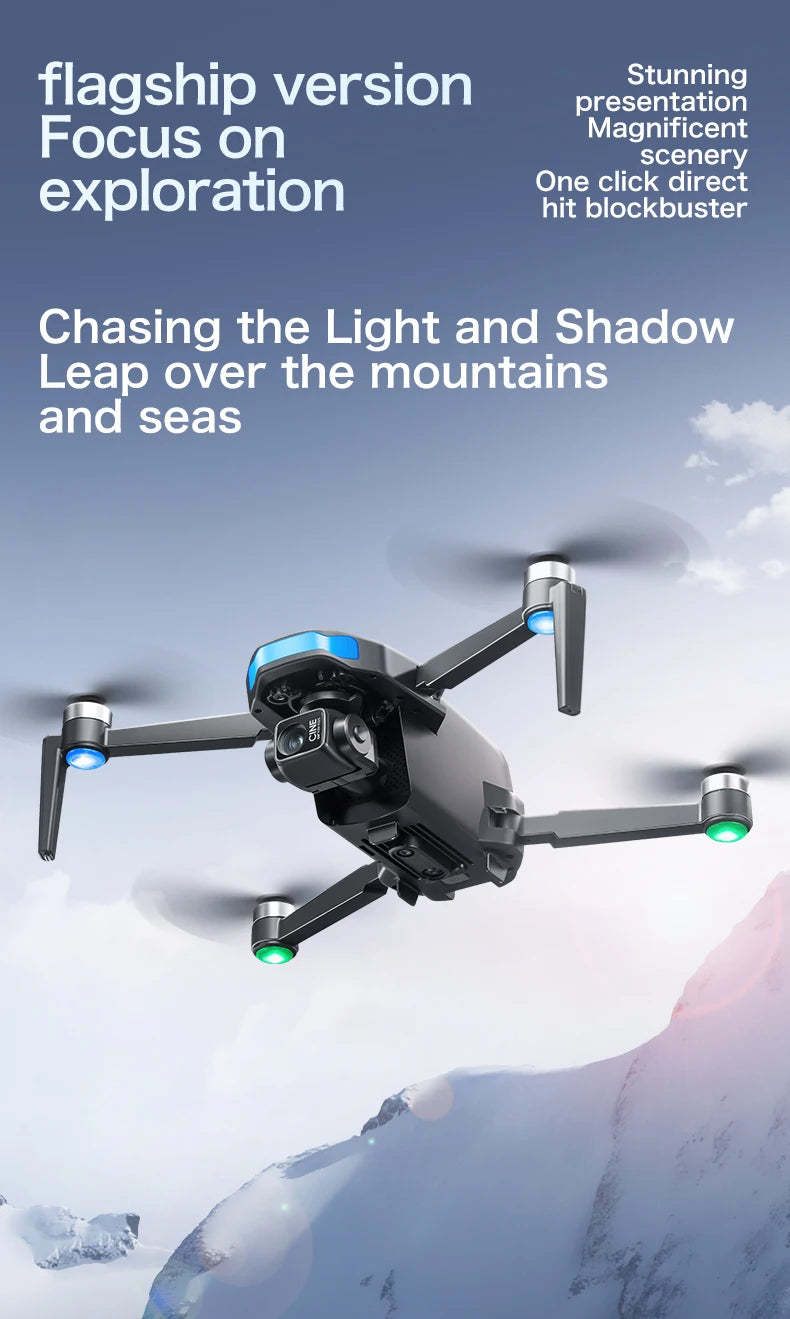 S-X1 MAX Profesyonel GPS Drone 4K Gimbal Kameralı