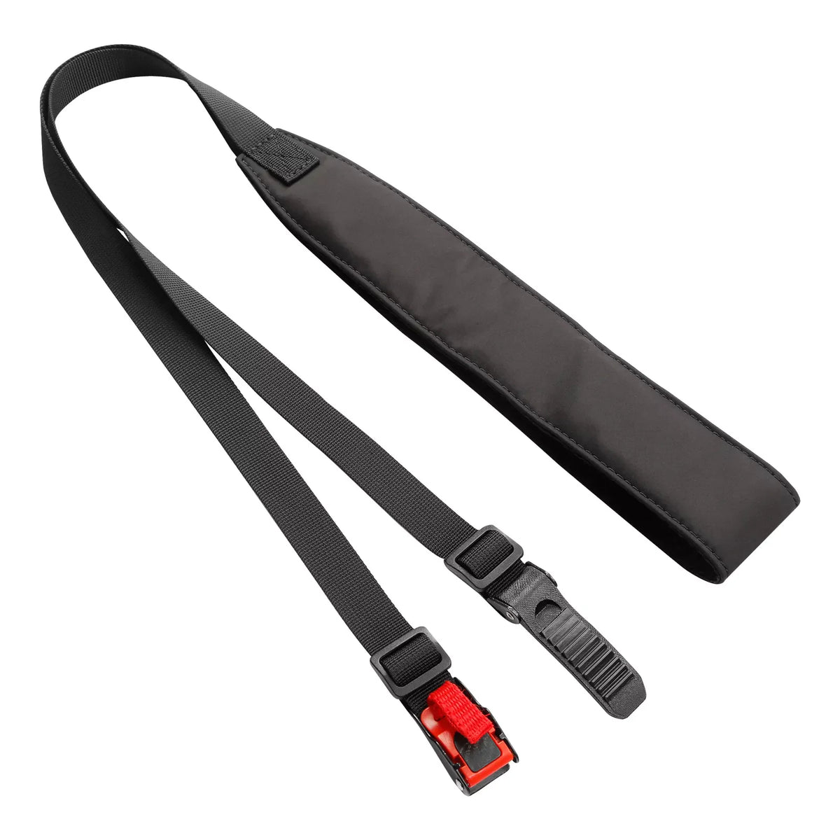 Padded Shoulder Strap for Carrying a Motorcycle Helmet