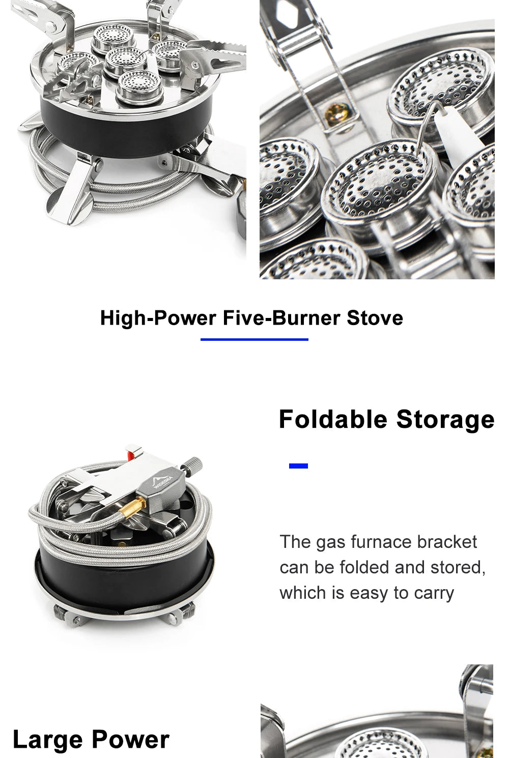 Portable Camping Gas Stove 8800W