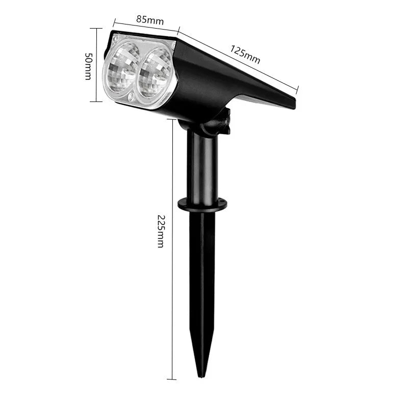 Соларен градински прожектор TS-G2202-V2, IP65
