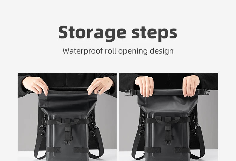 Motorcycle Saddle Bag 5L Waterproof Crash Bar Storage Pack