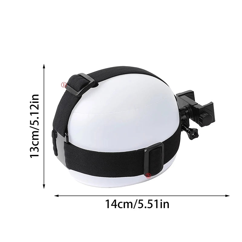Support serre-tête à fixer sur la tête, réglable, pour téléphone portable, pour diffusion en direct et prise de vue à la première personne, cadeau
