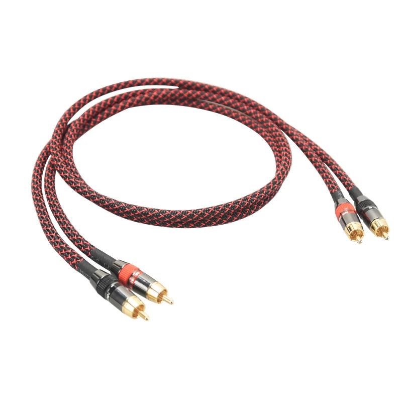 Cablu audio RCA stereo ecranat