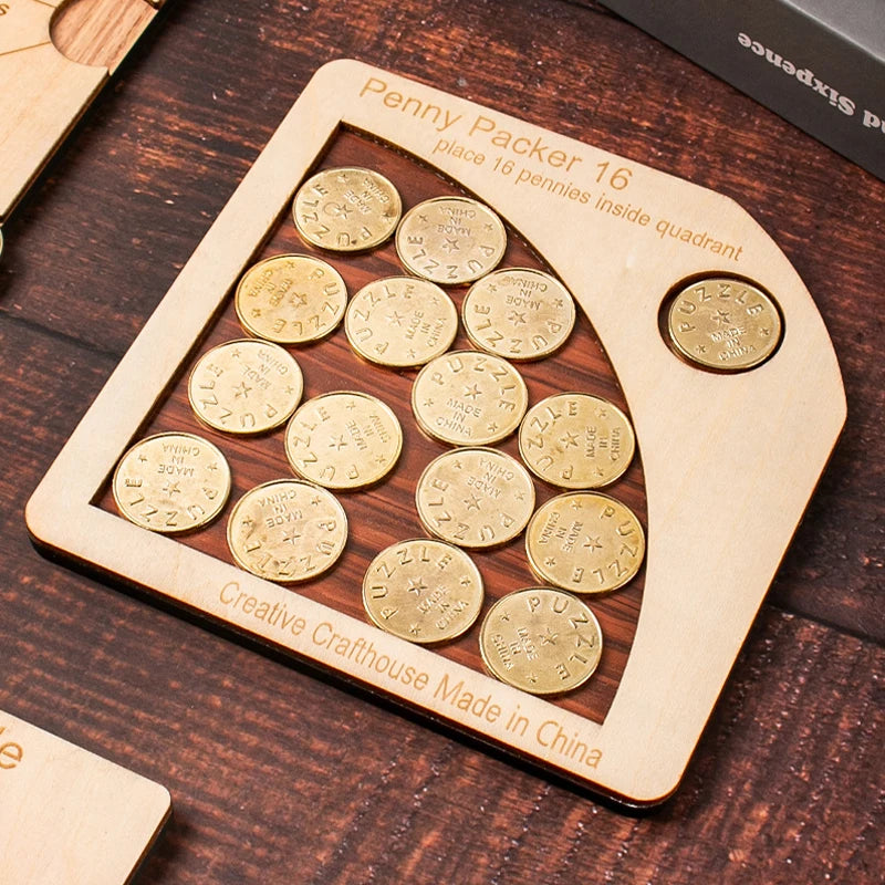 Holzpfennig-Puzzle – Designoptionen