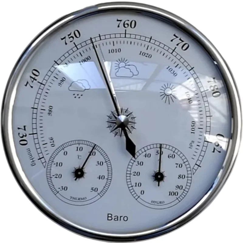Barometru Aneroid Trei-in-Unul