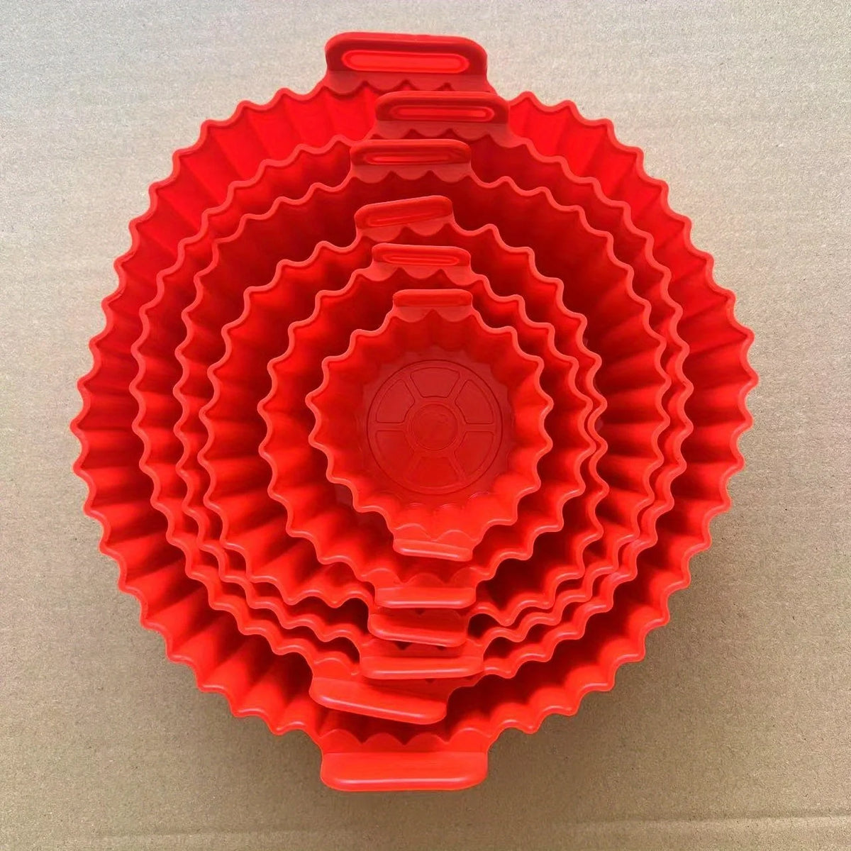 Silicone Air-Fryer Mats, 6-Piece Colour Options