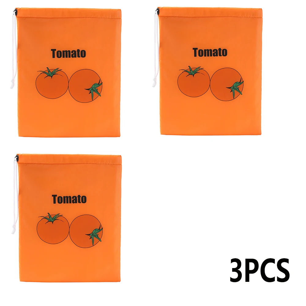 1/2/3/5Pcs Durable Yellow Banana Storage Bags Insulated Fruit Vegetable Fresh-keep Bundle Pocket Drawstring Banana Preserve Bag