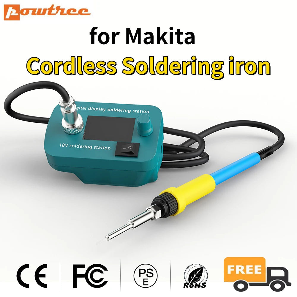 Cordless Electric Soldering Iron for Makita 14.4~18V Battery 300°C-510°C Adjustment Metal Welding Gun Torch Repair Tool 