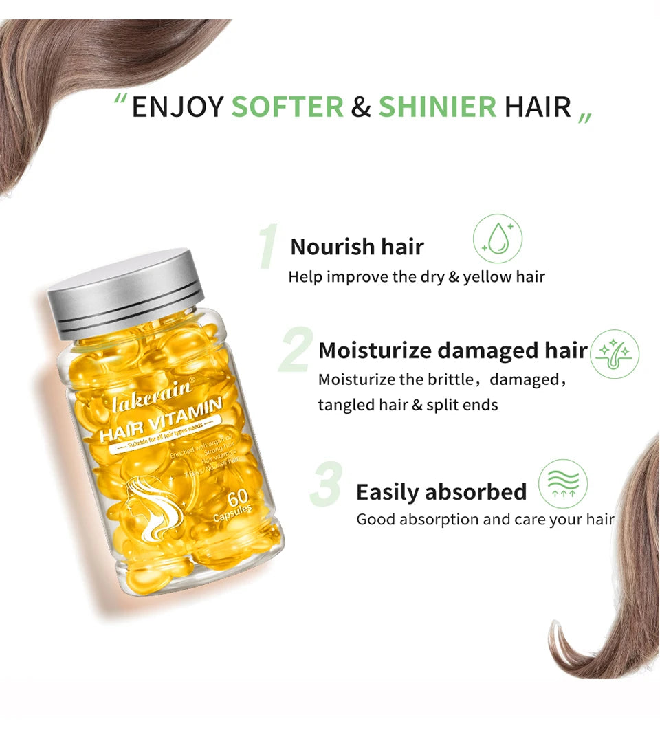 Vitamin Oil Hair Care Essence Capsules
