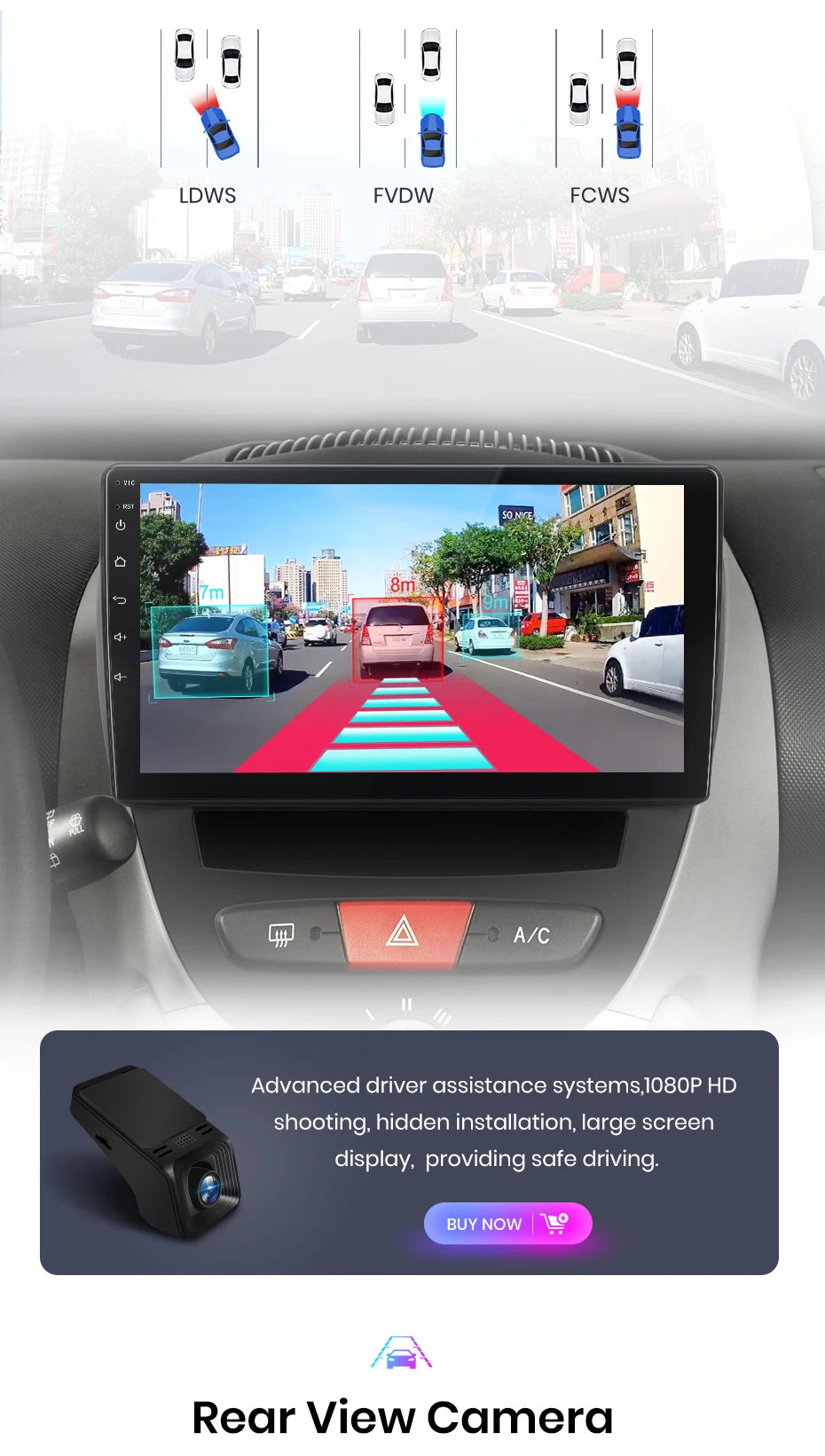 Junsun V1 Plus Car Radio with Wireless CarPlay & Android Auto