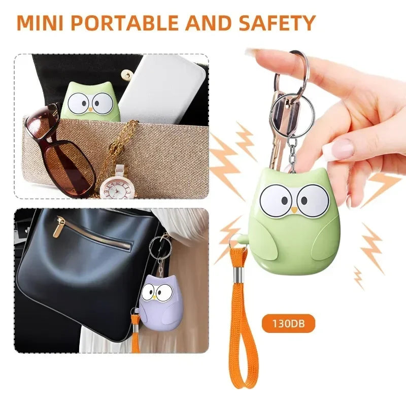 Personal Self Defense Alarm 130db Self Defense Siren Safety Alarm For Women Girl Personal Keychain Alarm