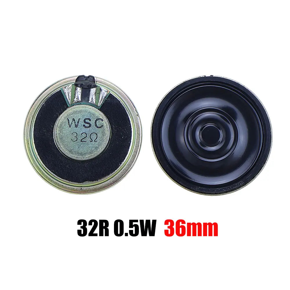 Mini Speaker Drivers, Impedance and Size Options, Pair