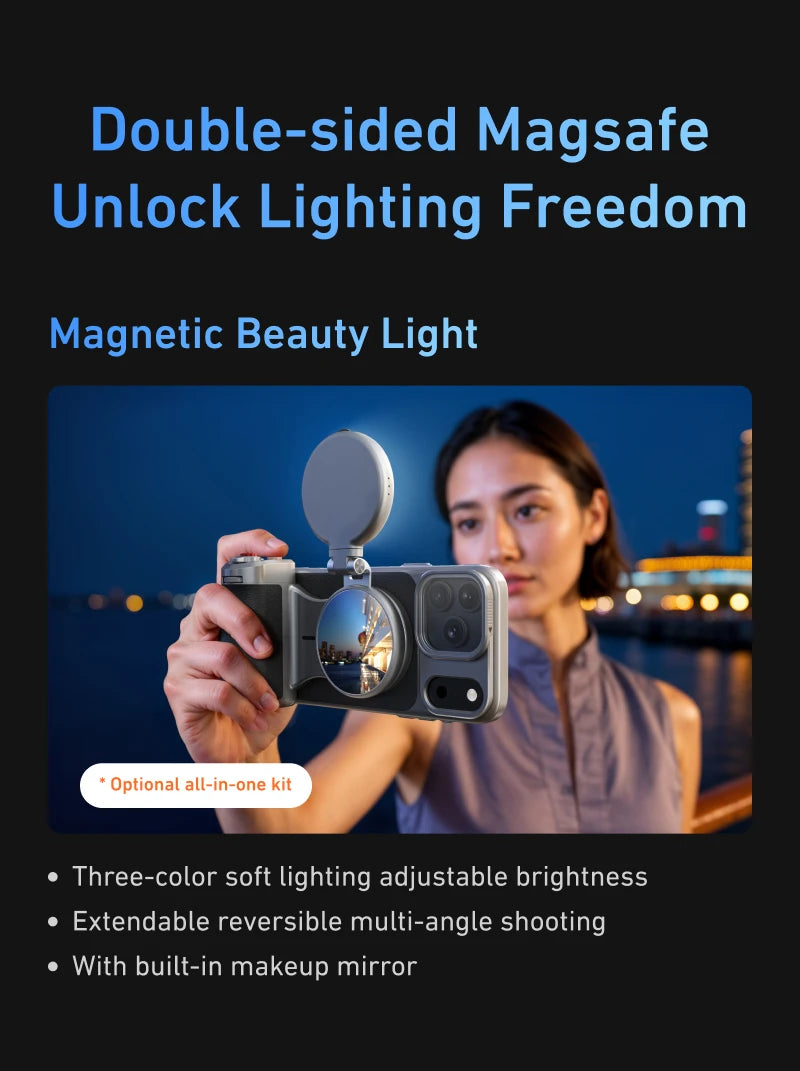 TELESIN iPhone 17 Serisi için Manyetik Master Tutma Kiti