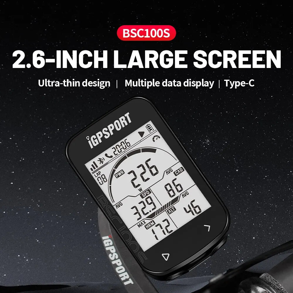 BSC100S GPS Cycling Computer - Mount Options