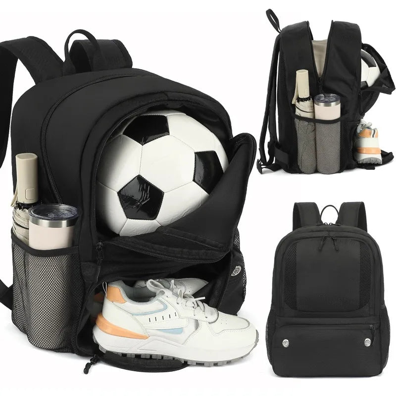Sports Kit Backpack, 36-55 L, Shoe Pocket and Air Cushion Belt