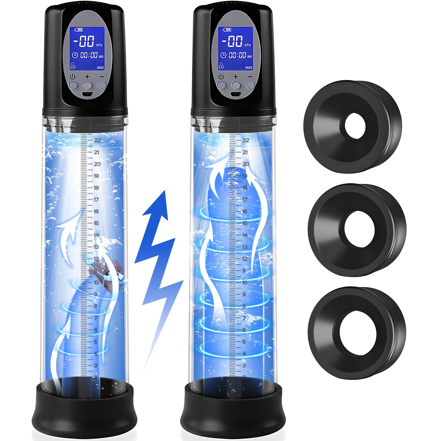 Electric Vacuum Penis Pump with LED Display & 4 Modes