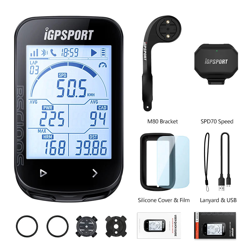 iGPSPORT BSC100S GPS Odometer Cycling Bike Computer Sensors Cycl Speedomet Riding Cycling Speedometer 2.6‘’ large screen