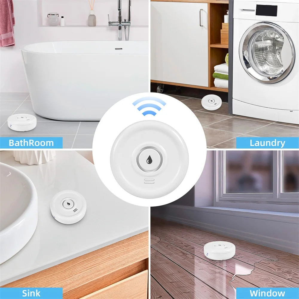 Tuya Water Leak Detector with App Monitoring