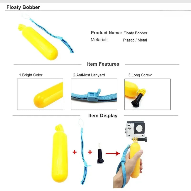 14-Piece Action Camera Mount Accessory Kit