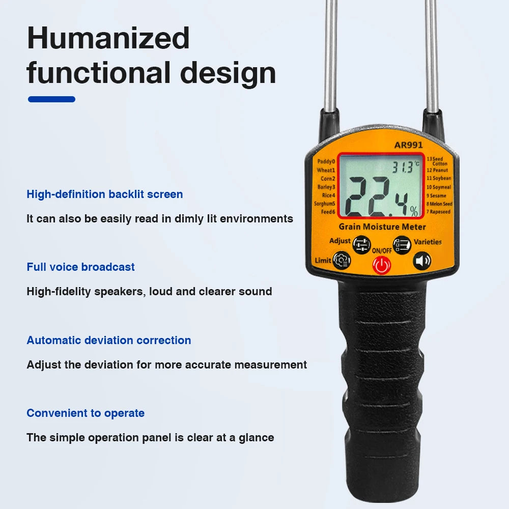 991 Dubbele-Probe Graan Vochtmeter