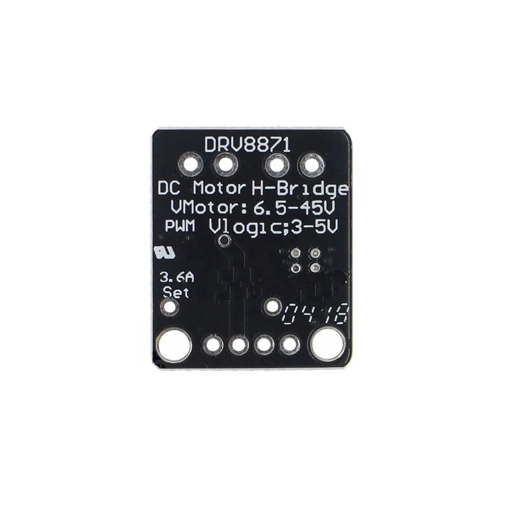 DRV8871 DC-motordrivermodul, 6.5–45 V