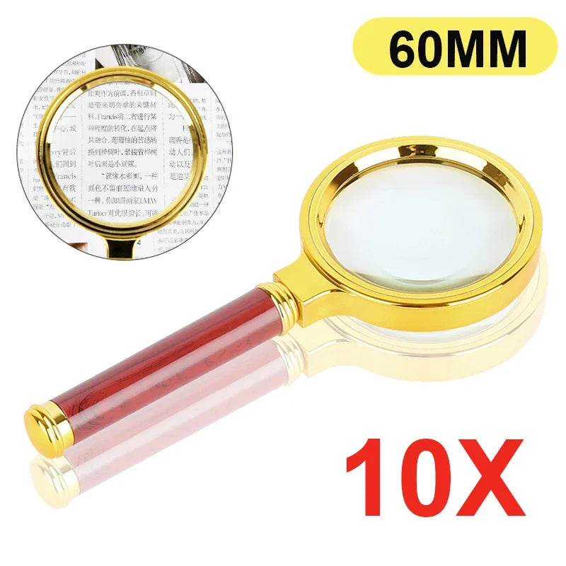 Handheld Reading Magnifier - Multiple Lens Sizes
