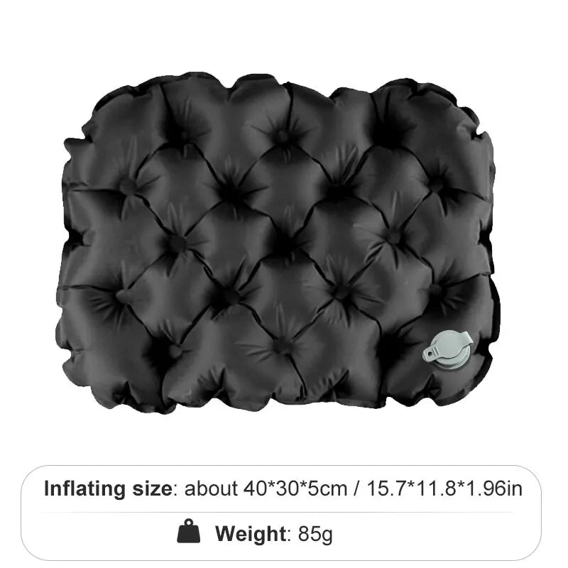 Inflatable Sitting Pad for Camping, Hiking and Backpacking