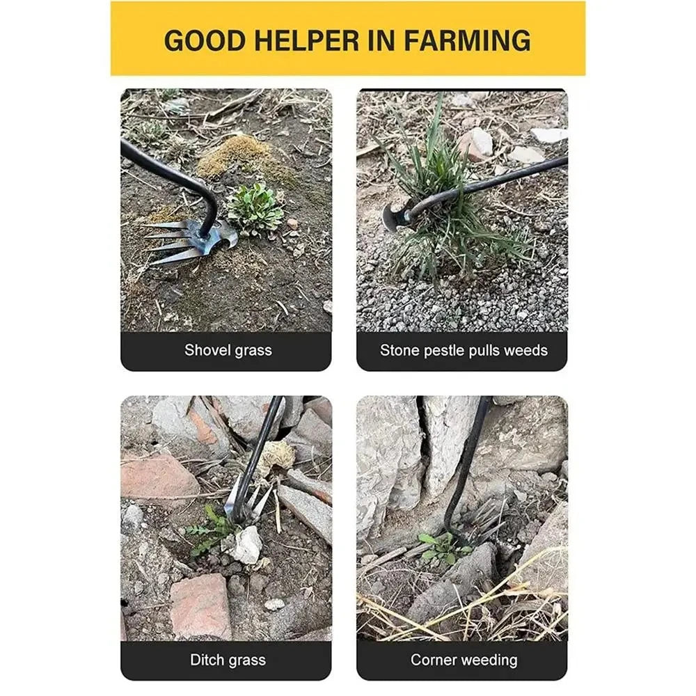 Four-Tine Hand Weeding Tool