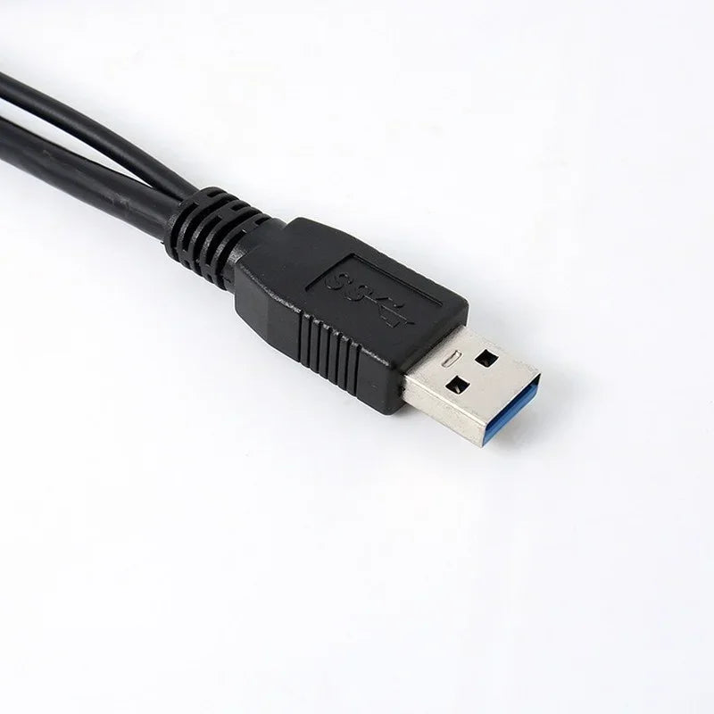 Cablu USB 3.0 în Y pentru unități externe Micro-B