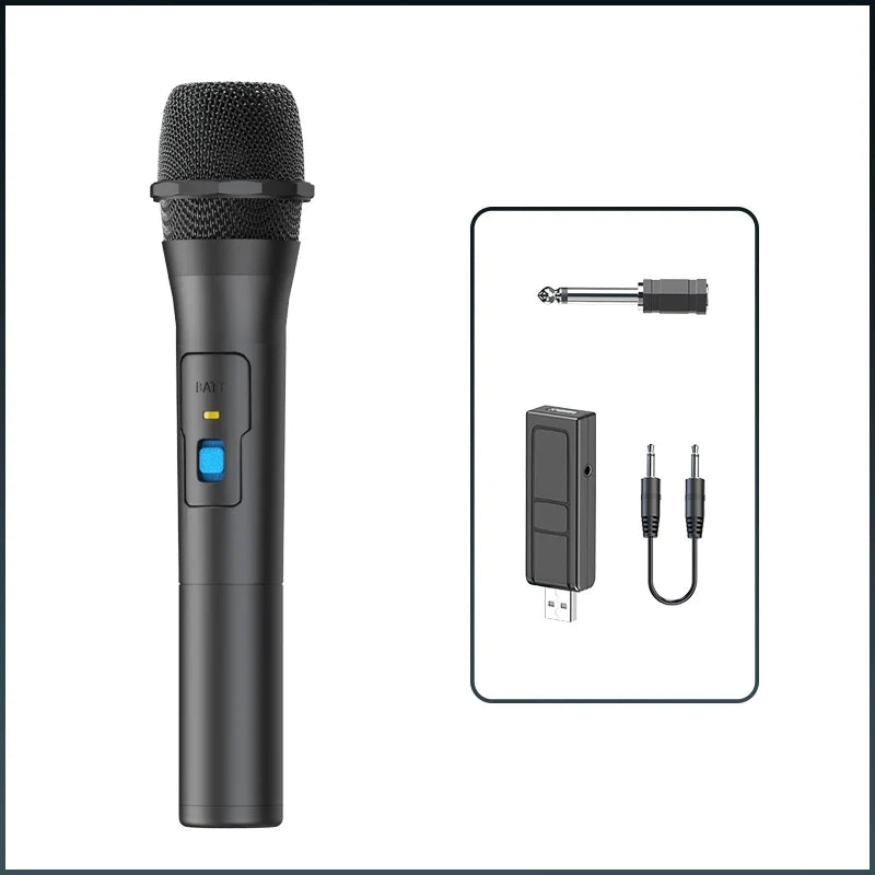 Set wireless cu microfon portabil pentru karaoke