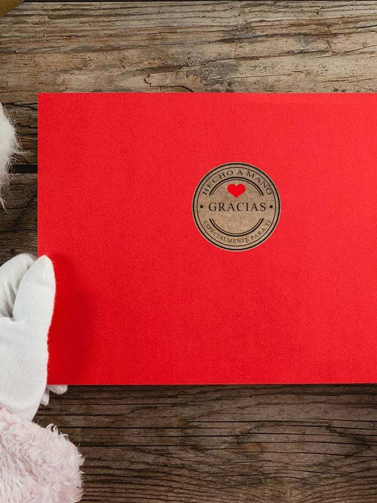 Gracias Gift Stickers – Handmade Scrapbook & Stationery Labels