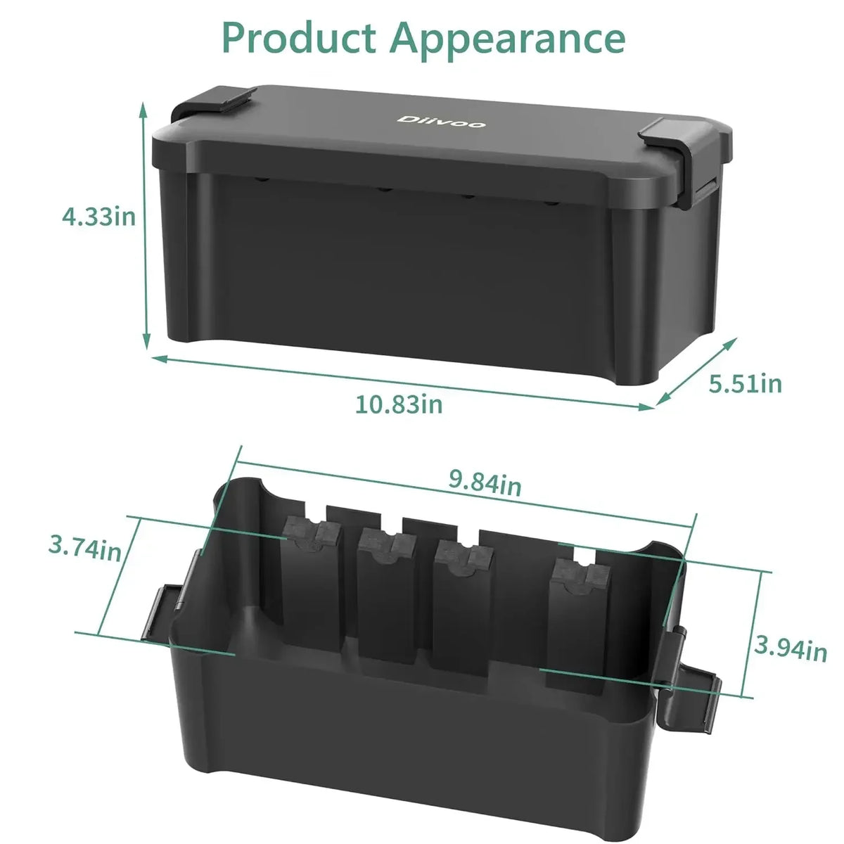 Outdoor Cable-Connection Box - Four or Six Ports