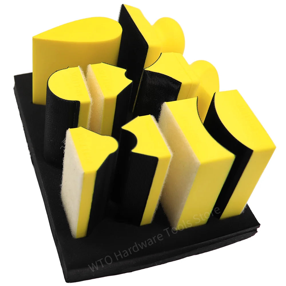 9-Piece Contoured Hand Sanding Block Set