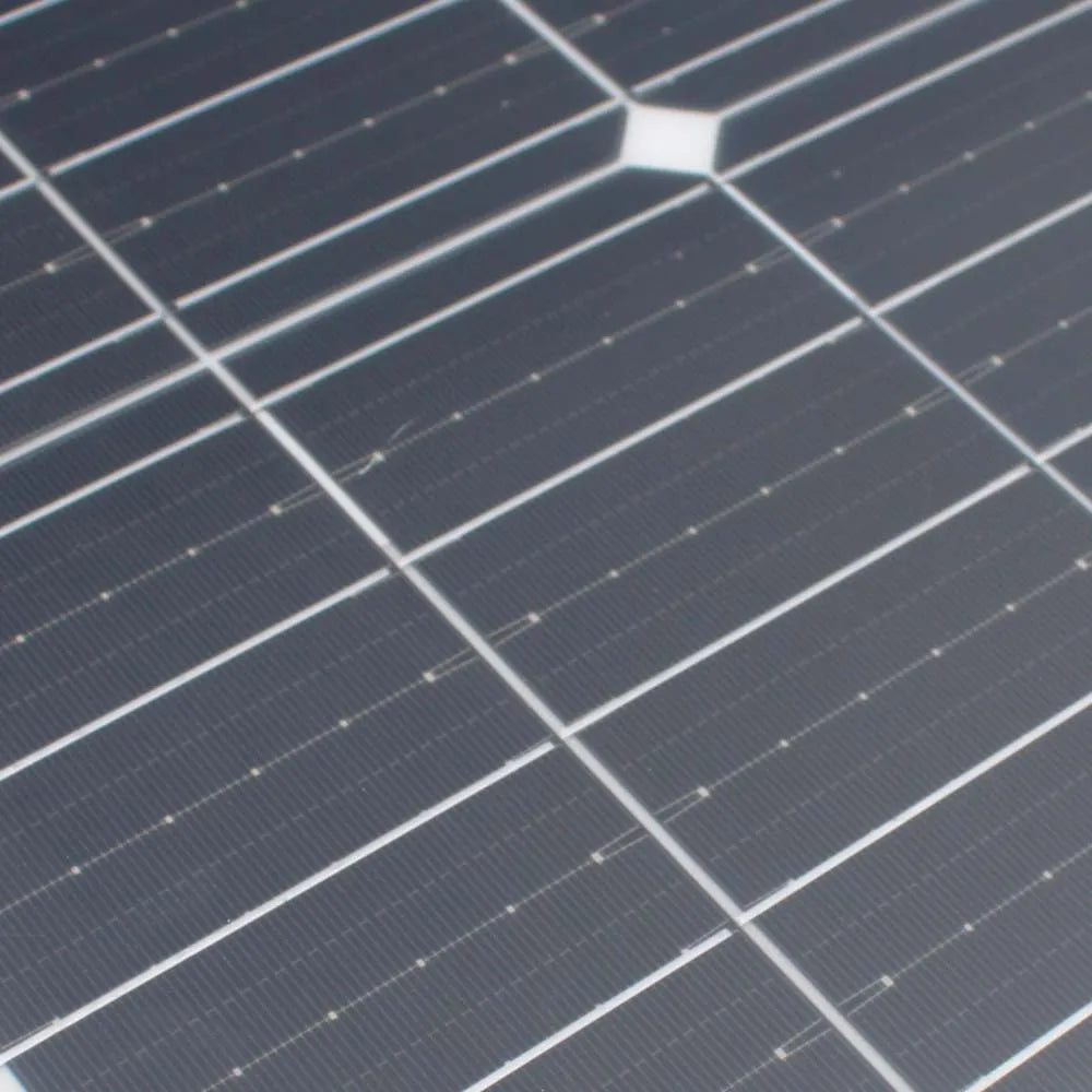 Painel Solar Flexível Monocristalino 100W 12V/24V