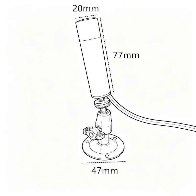 2MP 50fps IP66 Metal Bullet Security Camera with Bracket