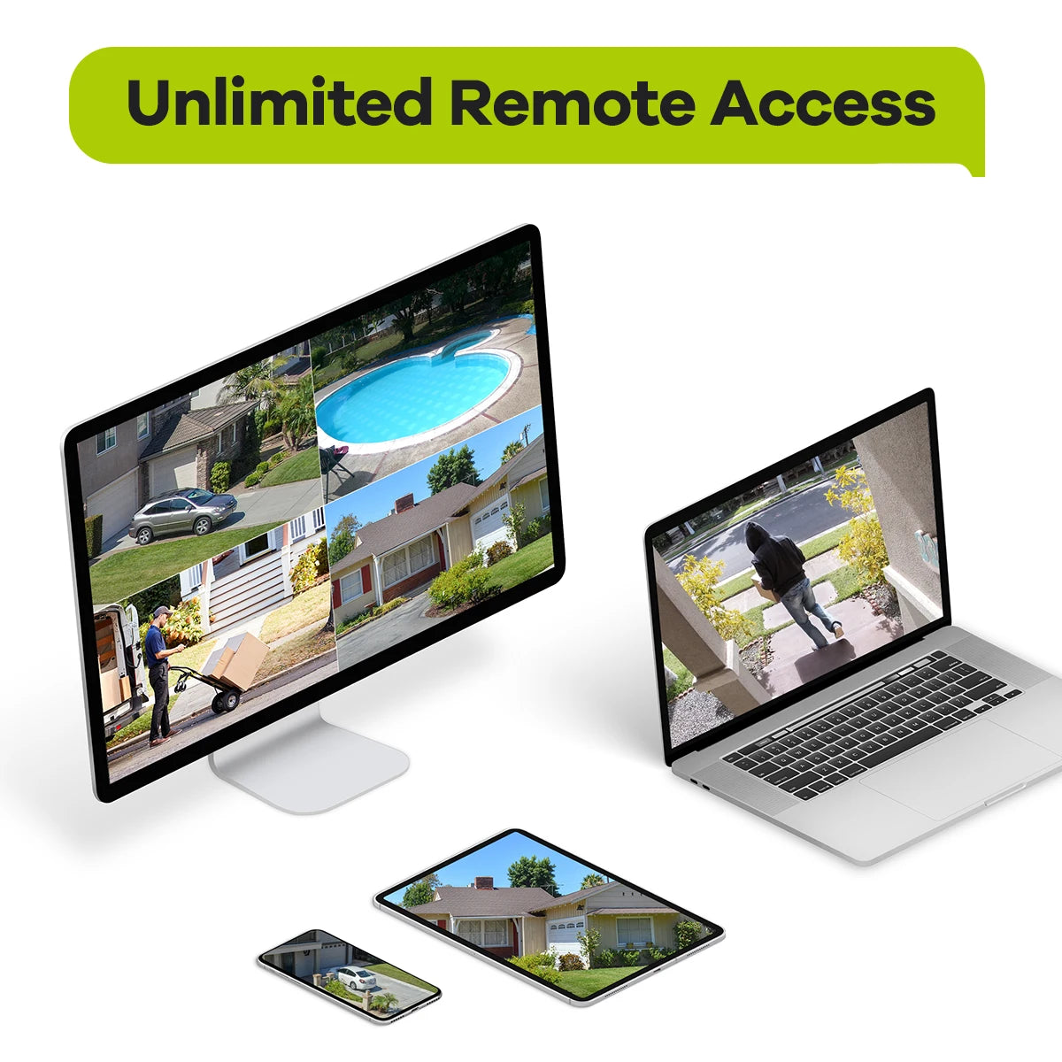 SANNCE 5MP PoE Security Camera System with 16CH NVR