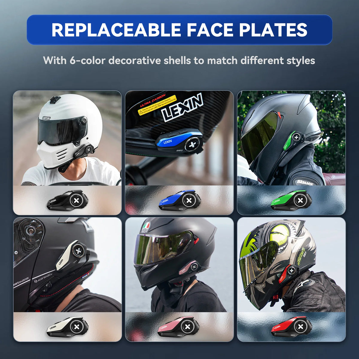 G2P Bluetooth Motorhelm Intercom – 1 of 2 Eenheden