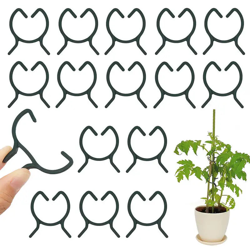 Clipes de suporte para plantas, 100 ou 200 unidades, em três tamanhos
