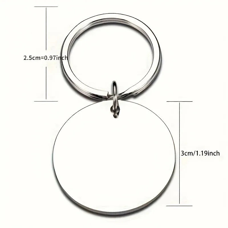 Portachiavi in acciaio inox Dear Mom I Love You