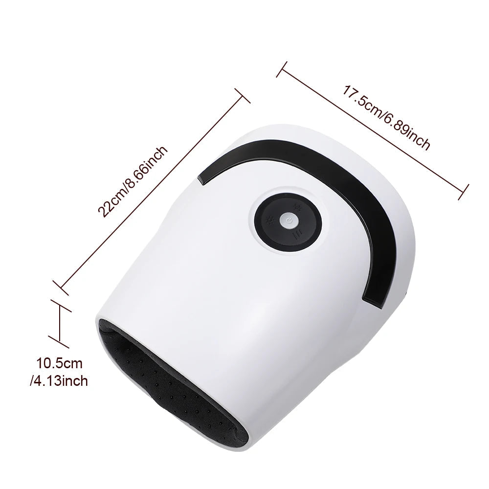 Wireless Electric Hand Massager Air Compression 3 Level Hot Compress Palm Acupoint Massager Help Finger Numbness Hand Massage