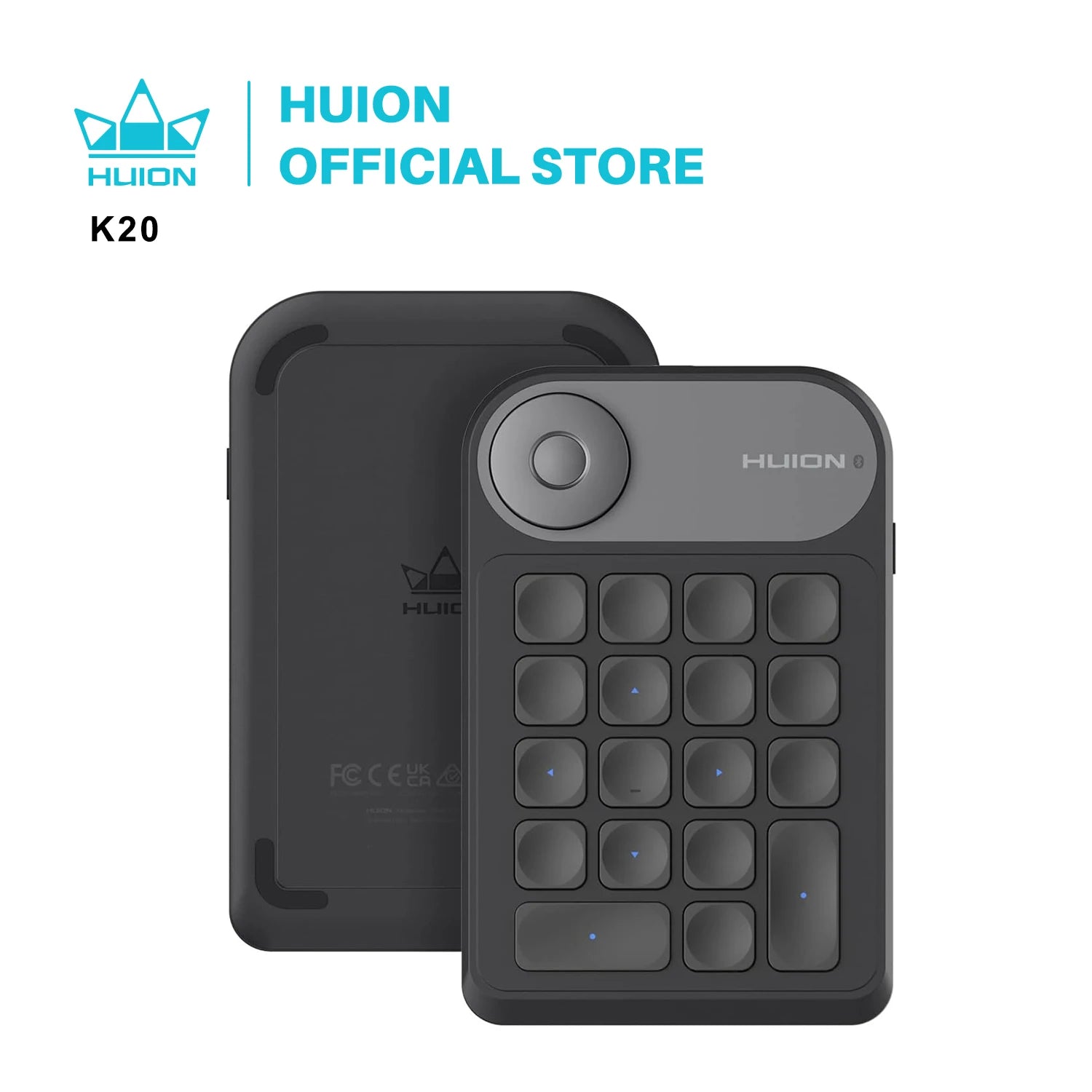 Huion Keydial Mini Keyboard K20 for Creative Workflows