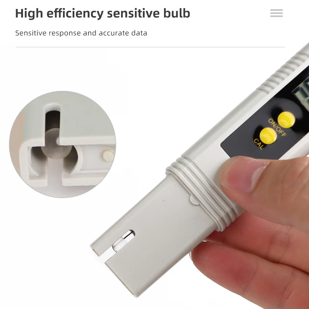 pH-mètre numérique de poche avec mesure de la température