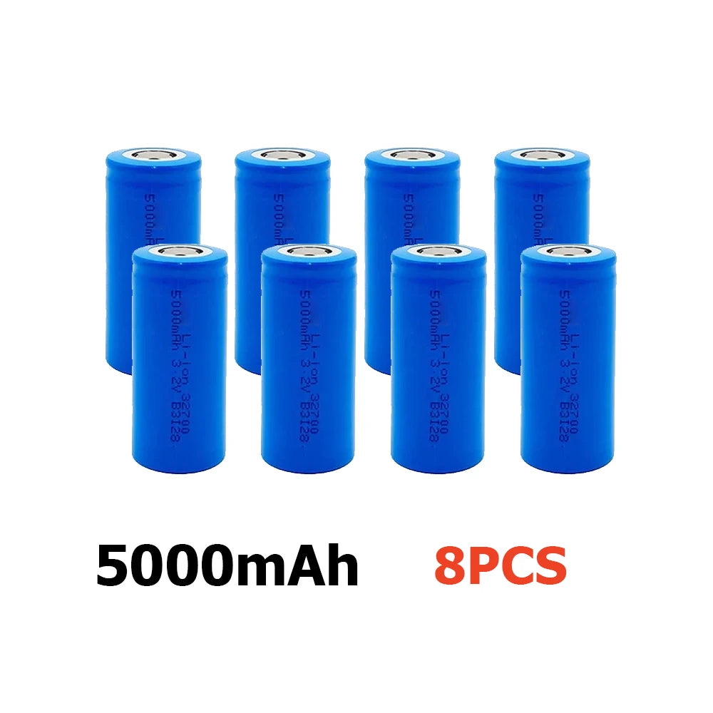 32700 LiFePO4 Battery Cell, 3.2 V 5000 mAh, 35 A